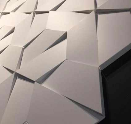 Гипсовая 3D Панель "ТРАПЕЦИЯ"