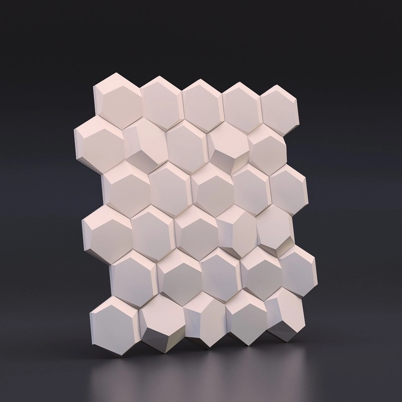 Гипсовая 3D Панель "СОТЫ"