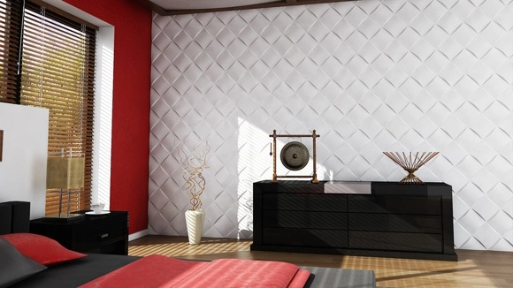 Гипсовая 3D Панель "РОТАНГ"
